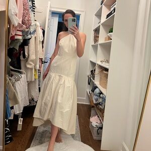 Jill Stuart Cream Strapless Dress